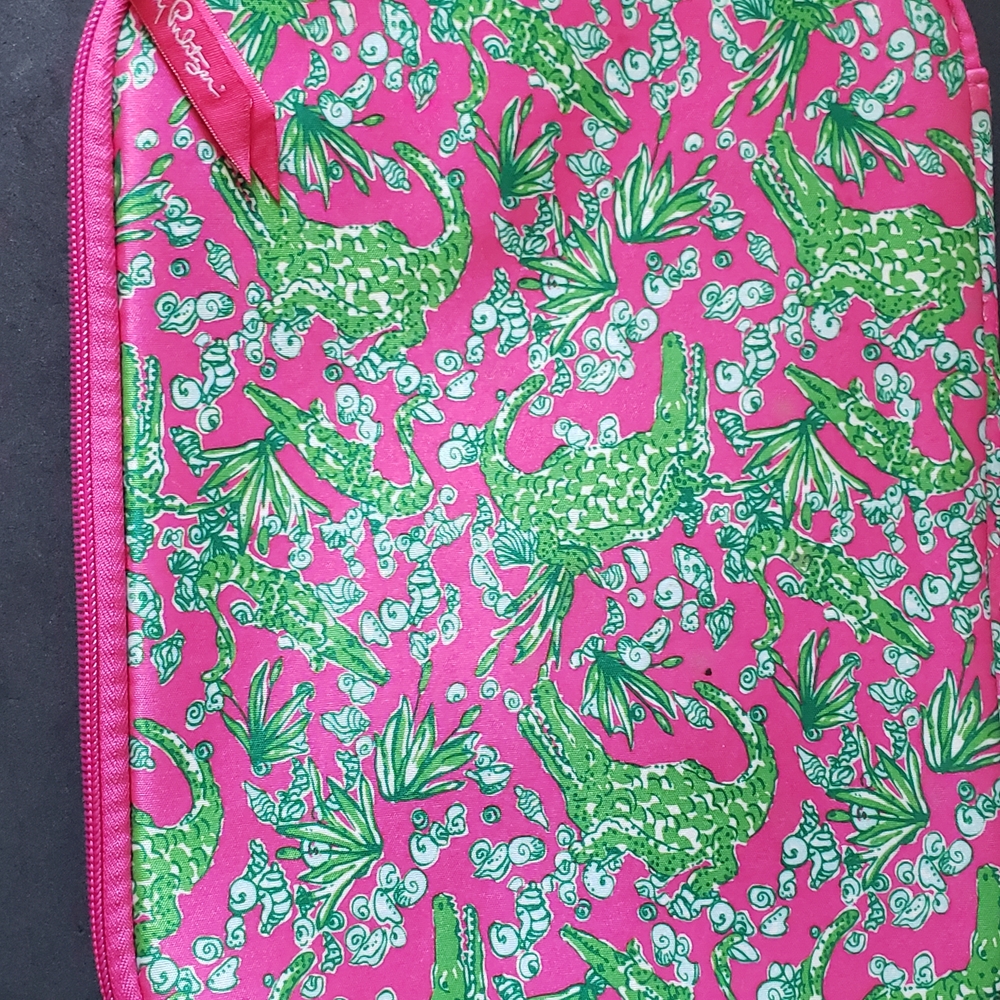 Lilly Pulitzer Pink and Green Tablet Sleeve